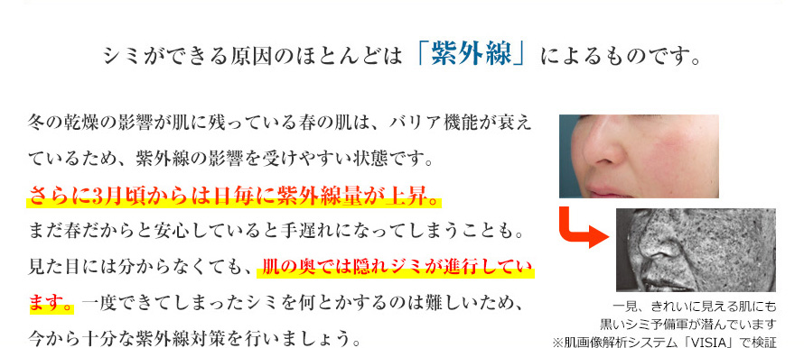 紫外線上昇中 隠れジミをつくらせない 今からのuvケア 化粧品 コスメの通販 販売 山田養蜂場