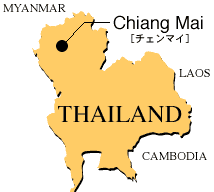 Carte de la Thaïlande