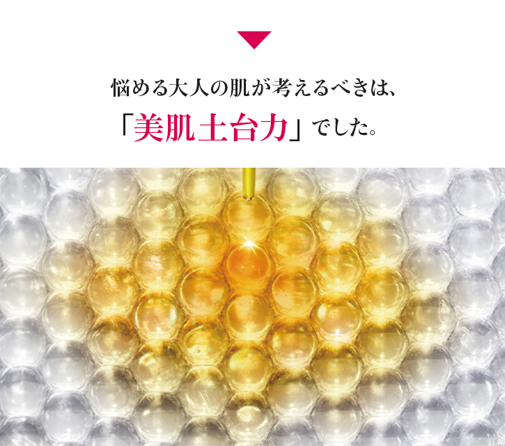 悩める大人の肌が考えるべきは、「美肌土台力」でした。