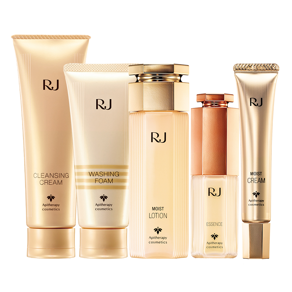 RJスキンケア5点セット(RJウォッシングフォーム・RJエッセンスさらりセット)普通肌〜乾性肌(乾燥肌)タイプ