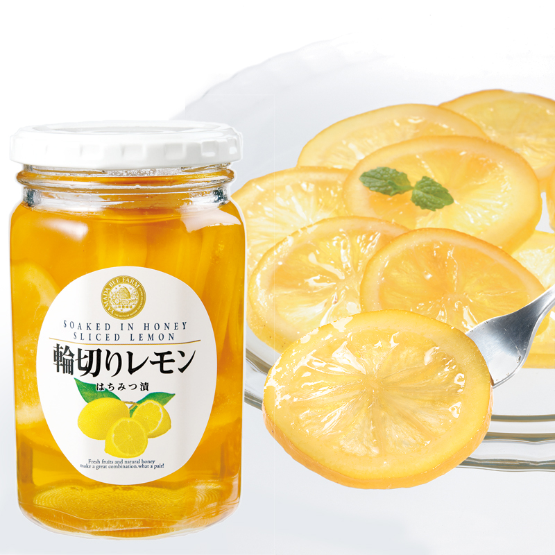 輪切りレモンはちみつ漬