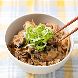 牡蠣の炊き込みご飯