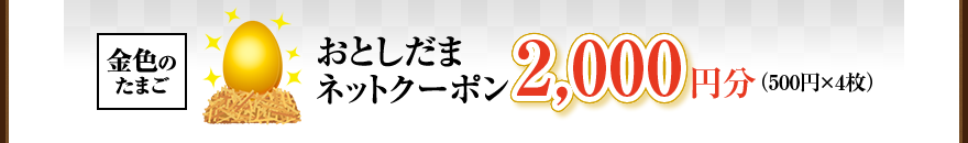 ���F�̂��܂� ���Ƃ����܃l�b�g�N�[�|�� 2,000 �~���i500�~�~4���j