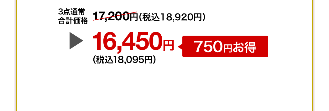 3_ʏ퍇vi 17,200~iō18,920~j 16,450~iō18,095~j750~