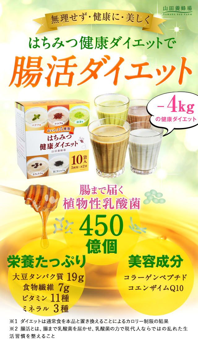 山田養蜂場 はちみつ健康ダイエット